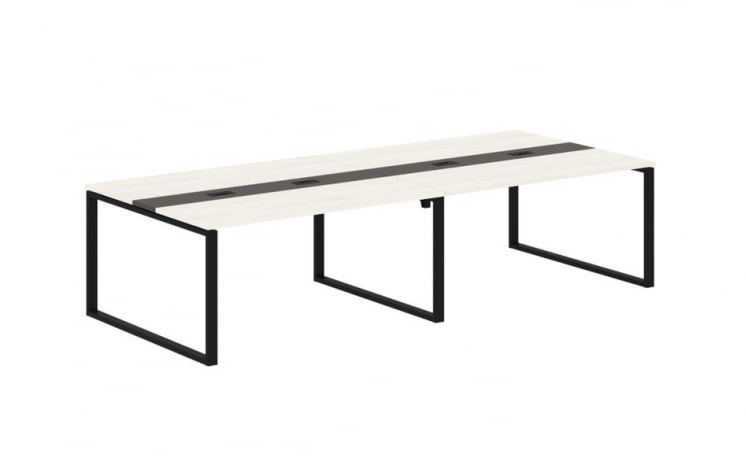 Переговорный стол EDIS EQCT 3114 Ясень Траун Мокко Черный_0