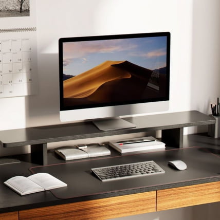 Стол для компьютера c электрической регулировкой по высоте и 2 ящиками EUREKA ERK-ED-I55-WN_12