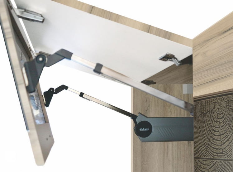 Шкаф над вытяжкой (с откидной системой Blum) Бруклин 101.83.1 Дуб Кронберг/Лагода/Антрацит_3