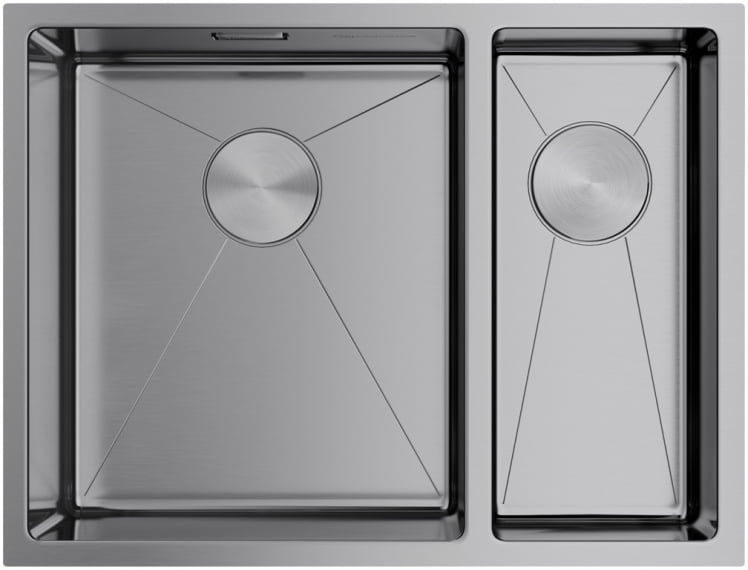 Мойка Omoikiri Taki 58-2-U/If-In-L Нерж.Сталь/Нержавеющая Сталь_0