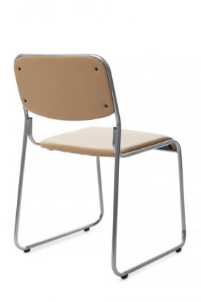 Кресло Nix RCH OMKL-02 Бежевый/Металл окрашенный Хром_2