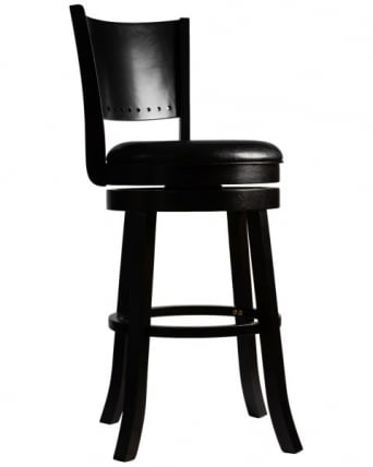 Вращающийся полубарный стул DOBRIN TONY COUNTER (капучино, черный) 2 шт_14