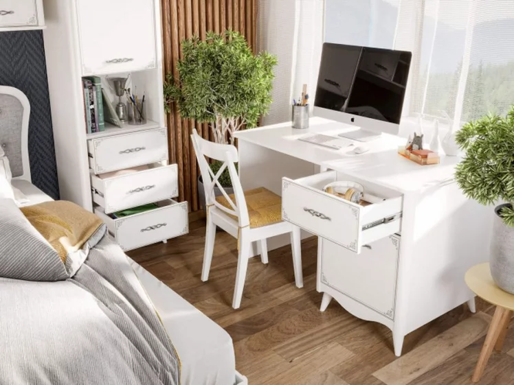 Комплект мебели для детской Элис №3 Белый_2