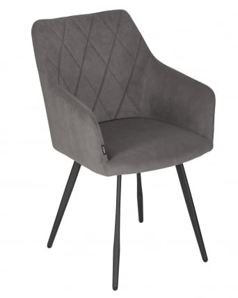 Стул обеденный DOBRIN ROBY велюр Catania Chocolate_6