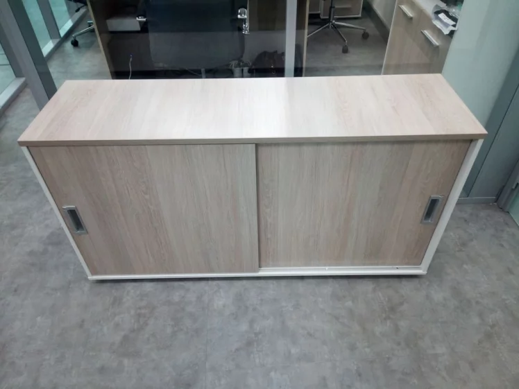 Тумба-купе для рабочего модуля Deka 9.02.145 Дуб Сантана светлый/Белый_4