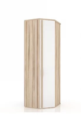 Шкаф угловой 45 Марта ЛД 124.031.000 М Белый Дезира Эш_0