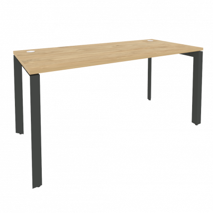 Стол рабочий на П-образном м/к ONIX O.MP-SP-4.7 Тиквуд Светлый/Антрацит_0