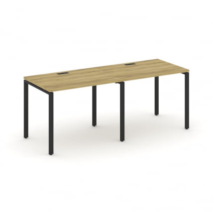 Рабочая станция на 2 места CONCEPT CN.ORS-001 Дуб Винченцо Черный_0