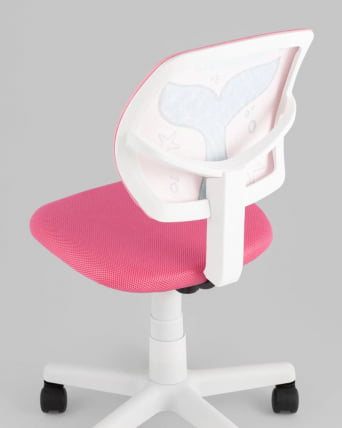 Кресло компьютерное детское ЛОЛО Mermaid Tail пластик белый_4