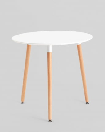 Стол круглый EAMES DST NEW D=80 белый_0