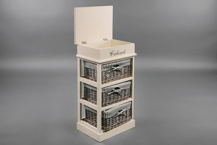 Тумба с 3 корзинами и ящиком Secret De Maison OUVERTURE 3 ( mod. 4336 ) Слоновая кость_3