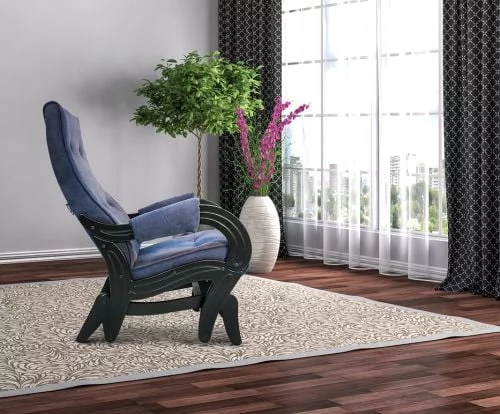 Кресло-глайдер Модель 708 серый ясень / Verona Apple Green_4