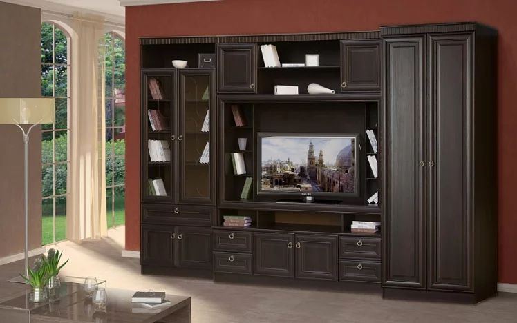 Шкаф для одежды Инна 609  Денвер темный_3