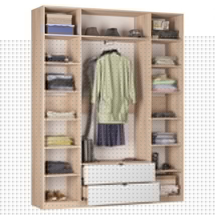 Шкаф распашный Р-230х180х45-2-ТР-М(Белый) / R-230х180х45-2-TR-M(Белый)_1