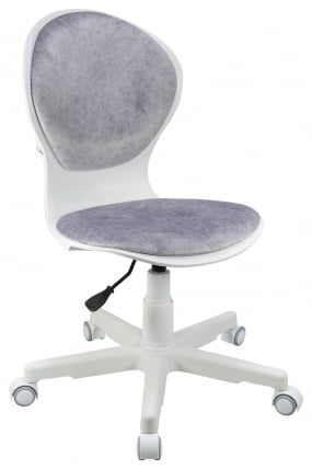 Кресло 1139 FW PL White велюр Bliss 09 аметист_0