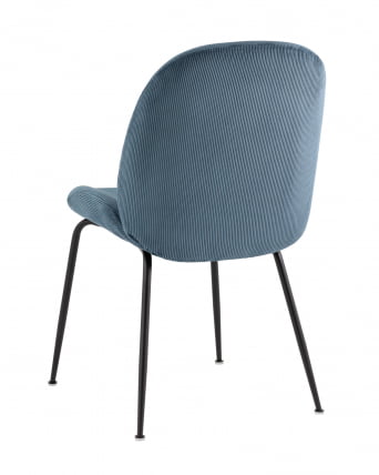 Стул Beetle велюр Голубой_5