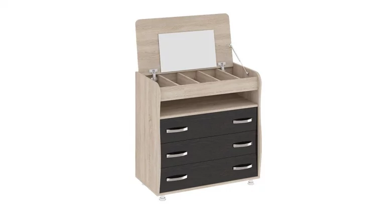 Комод  тип 5   (с зеркалом) Комод Т-5 Дуб сонома/ Венге цаво_0