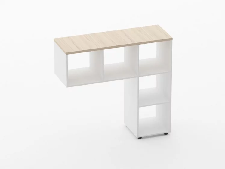 Стеллаж к столу Deka 9.08.12 Туя/Белый_0