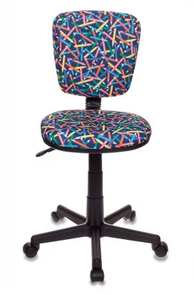 Кресло детское Бюрократ Бюрократ CH-204NX/PENCIL-BL синий карандаши_2