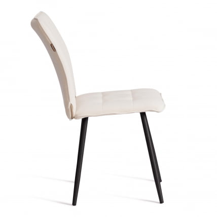 Стул обеденный Bari Bari LT, велюр, молочный/черный, 4, 41х55х89 см_1