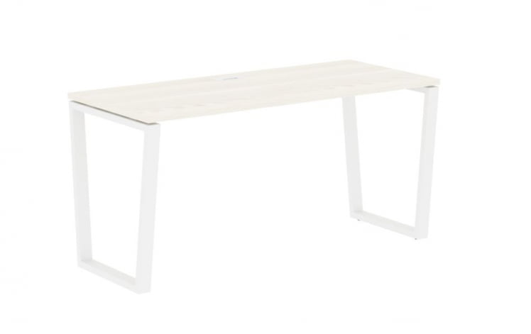Стол письменный EDIS EVST 1567 Ясень Траун Белый_0