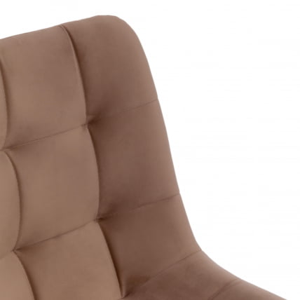 Стул CHILLY (mod. 7095-1) ткань/металл, 45x53х88 см, высота до сиденья 50 см, бежевый barkhat 5/белый_5