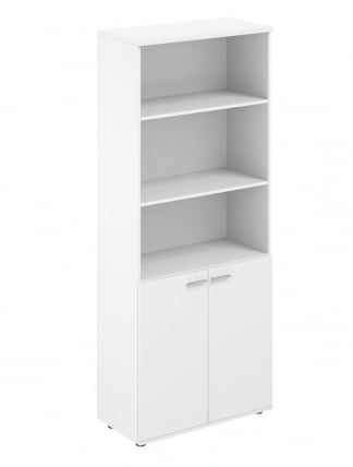 Шкаф высокий полуоткрытый Sigma SG.851.WH.WH Белый_0