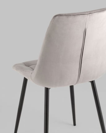 Стул Флекс New велюр светло-серый 2шт_5