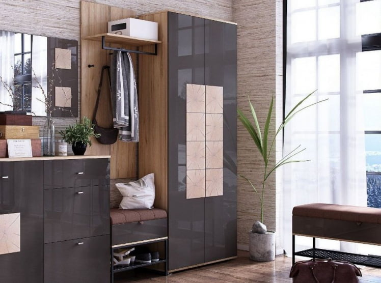 Зеркало горизонтальное Фиджи ЛД 659.420.000 Антрацит глянец_3