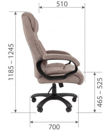 Офисное кресло CHAIRMAN HOME 401 Темно-бежевый_4