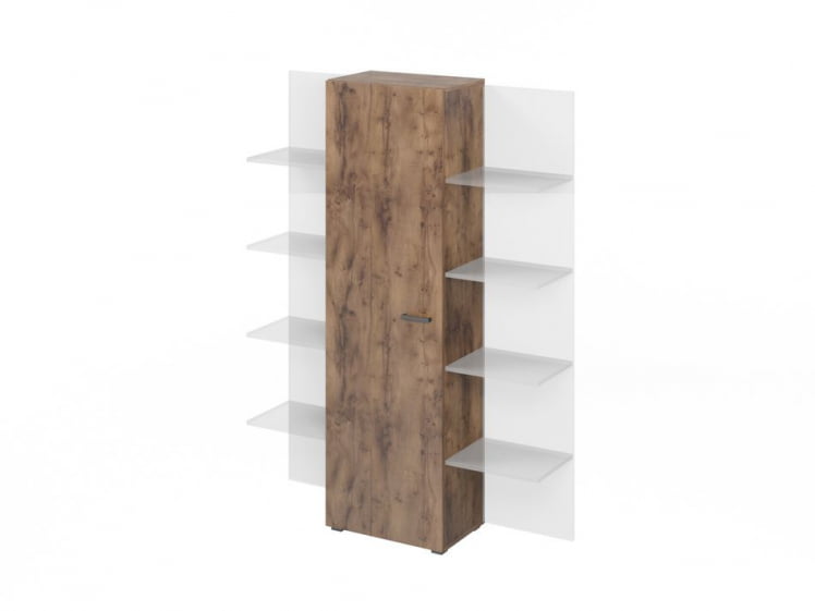 Шкаф для документов дополнительный LEMO L-562 Таксония шоколадная_0