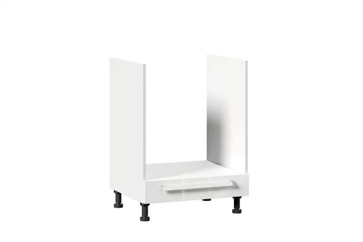 Тумба кухонная 600 для встраиваемой техники Герда ЛД 272.255.000 Белый/Белый глянец_0