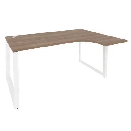Стол эргономичный правый на О-образном м/к ONIX O.MO-SA-4R Дуб Аризона/Белый_0