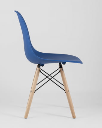 Стул Еамес Стйле ДСВ синий 4 шт. комплект (разборный каркас) / Eames Style DSW_4