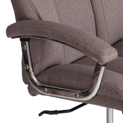 Кресло Труст (макс) ткань рогожка Нисе, мокко (серо-бежевая) / Trust (max) Nice,_7