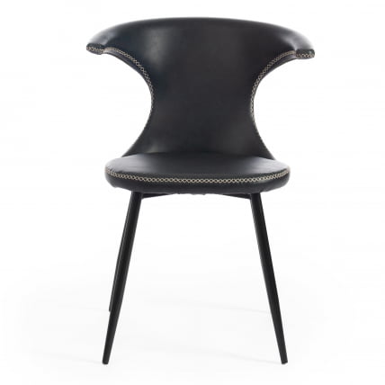 Стул FLAIR (mod. 9020) экокожа/металл, 60 х 56 х 78 см , зеленый 14/черный_4