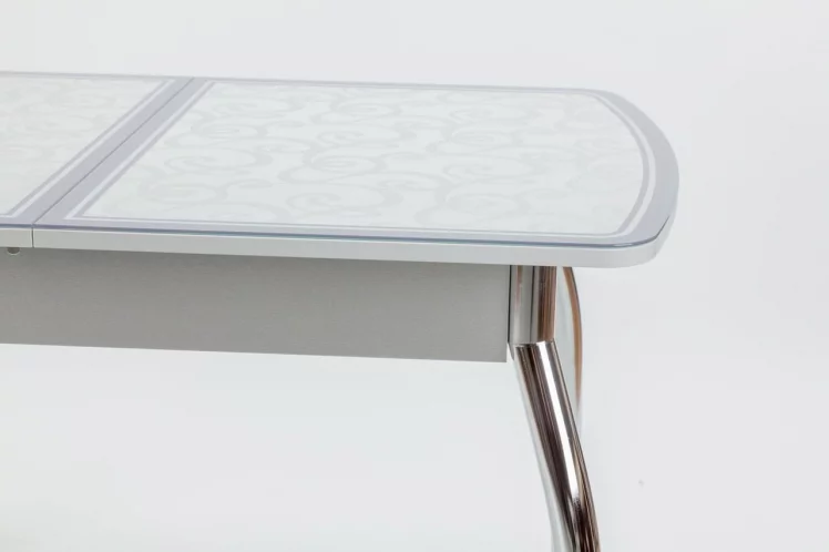 Стол обеденный Чикаго КЗ(6191) серый,завитки серые_5