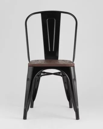 Стул Tolix Wood 850 Черный_2