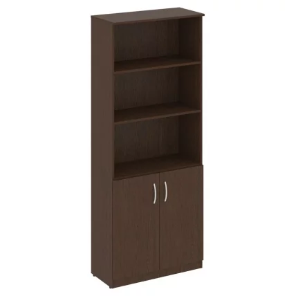 Шкаф высокий широкий (2 низкие двери ЛДСП) NOVA S В.СТ-1.1 Венге Цаво_0