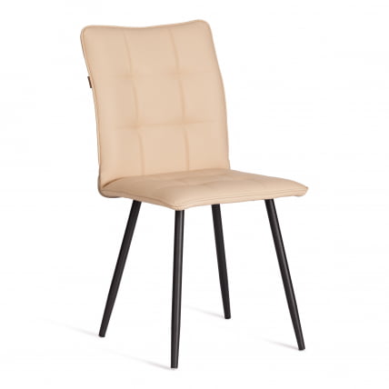 Стул обеденный Bari Bari LT, экокожа, бежевая, 41х55х89 см_0