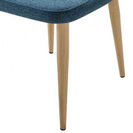 Стул Ledger синий/нат.дуб_2