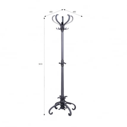 Вешалка напольная В 2Н Серый_1