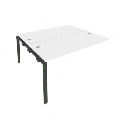 Проходной наборный элемент рабочей станции Metal System Б.ПРС-СП-2.4 Белый/Антрацит_0