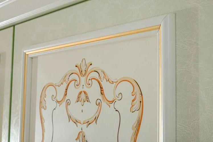 Комплект мебели для спальни Луиза №1 Алебастр Шампань_7