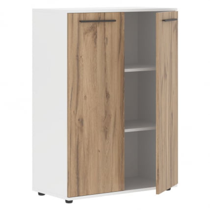 Шкаф с глухими средними дверьми EDIS EMCS 85.1 Дуб Денвер светлый Мокко Белый_1