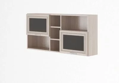 Полка навесная Остин Модуль №16 Ясень шимо светлый_0