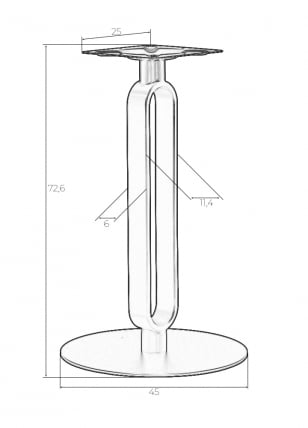 Подстолье обеденное DOBRIN ELAN BLACK_3