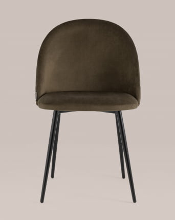 Стул Фолио велюр Коричневый_3