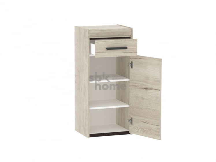 Тумба 450 ПМ-5 высокая, Мале (450*384*1020) Дуб галифакс белый, 50504 _1