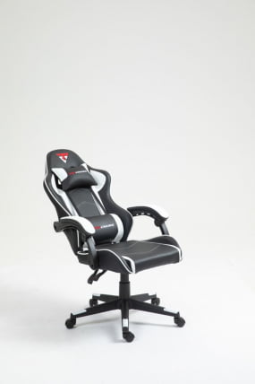 Кресло спортивное TopChairs Shadow черно-белый_4